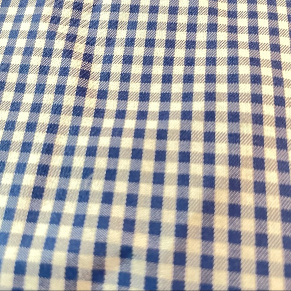 THE TIE BAR Gingham Trim Fit Button Down - Picture 2 of 6